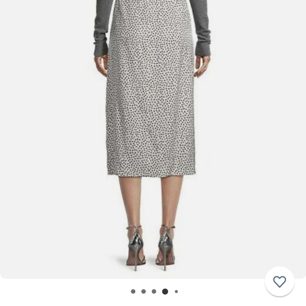 VINCE. Black and White Wrap Skirt - Picture 7 of 15
